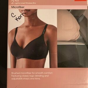 Calvin Klein Black Microfiber Wireless Bra